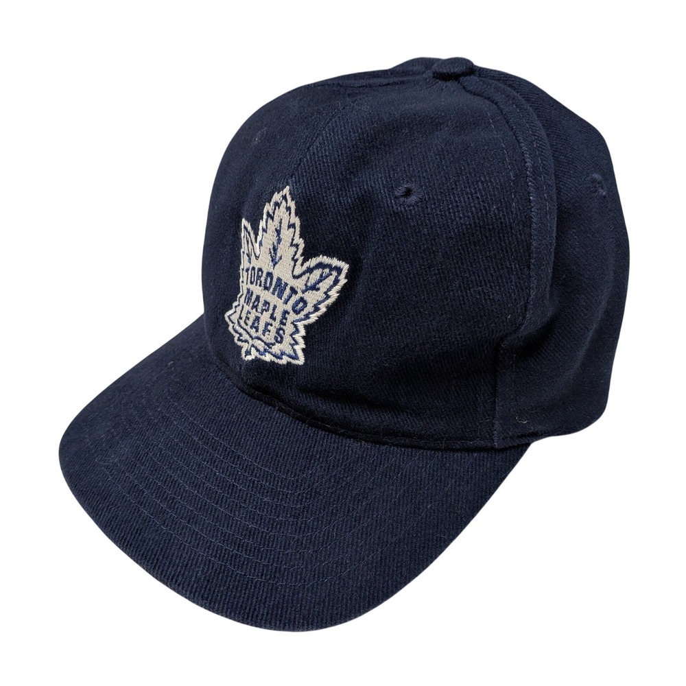 Vintage 90s Starter Toronto Maple Leafs NHL Hat Cap Navy Blue OSFA